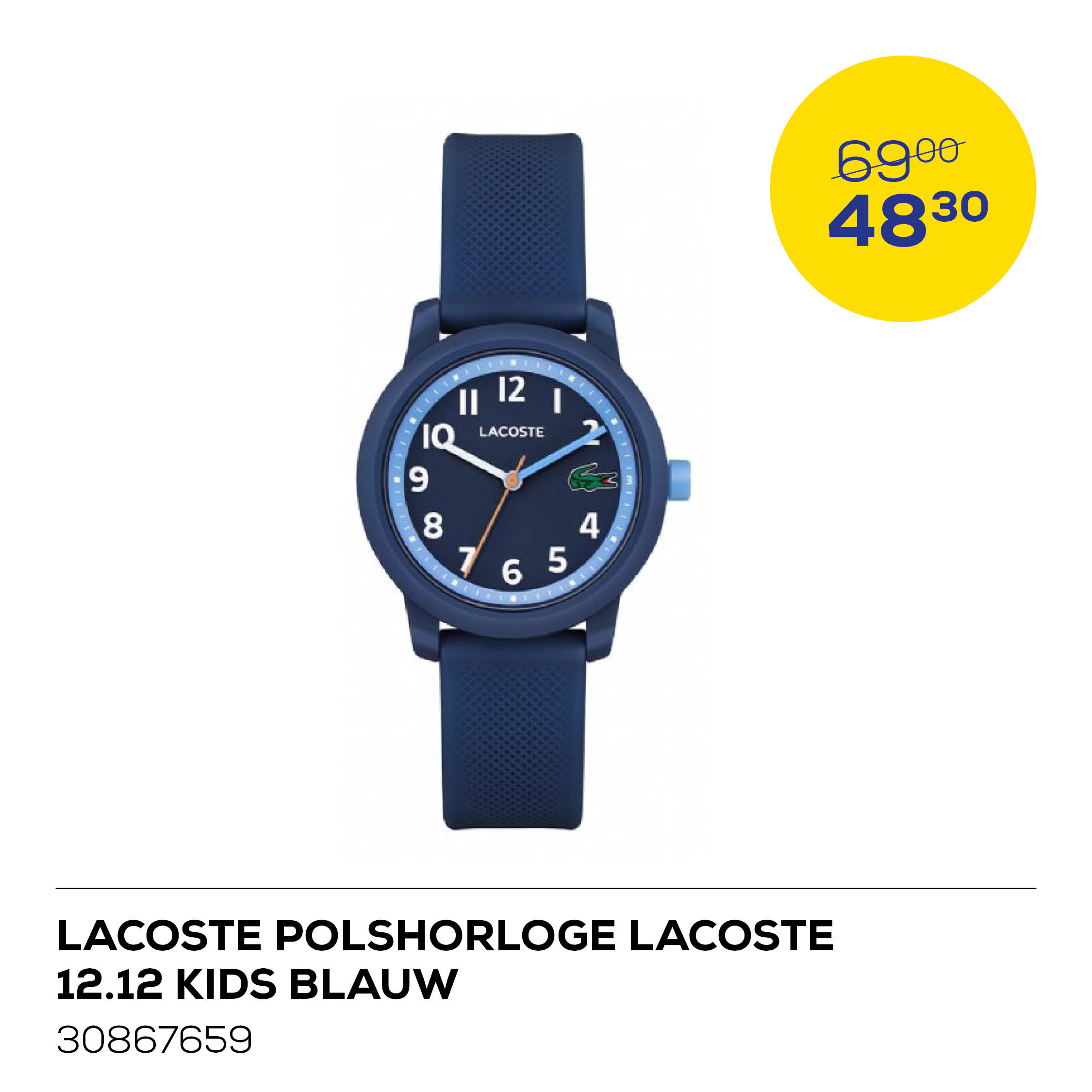 Lacoste Polshorloge Lacoste 12.12 Kids Blauw